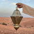 Large Hanging Moroccan Lantern – Antique Brass Style (CL 1001)